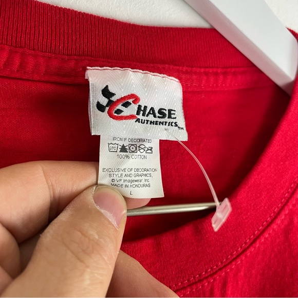 VTG Dale Earnhardt Jr T-shirt Tee Sz L NASCAR Chase Authentics Budweiser - Picture 4 of 5